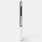 素朴フェイク木の名前をグレーと白に追加 Case-Mate iPhoneケース (裏面/左)