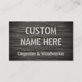 素朴フェイク木工師 名刺 (正面)