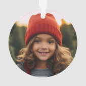 素朴フォトフレーム(正方形のインスタグラムと木材を使用) オーナメント (裏面)