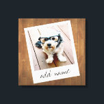 素朴フォトフレーム（正方形のインスタグラムと木材を使用） キャンバスプリント<br><div class="desc">レトロな写真を持つヴィンテージとトレンディーのデザインで縁ど、自分の写真や友お気に入りの人のポートレートを追加できる。正方形の写真を使用してユニーク、個人的な贈り物や保ヒバの人形を作成して、トレンディーの記念品を作る。変更をもし行うには、ツークリックルの写真を調整する必要がある。</div>