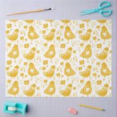 素朴フォークアートチキンデカップティッシュペーパー 薄葉紙 (クラフト)