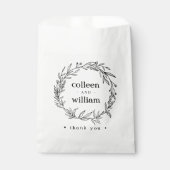 素朴フォークワイルドフラワーリース フェイバーバッグ (正面)