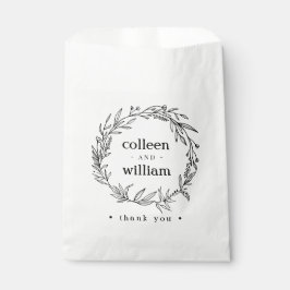 素朴フォークワイルドフラワーリース フェイバーバッグ