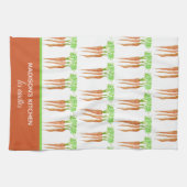 素朴フランスのパーソナライズされた水彩 キッチンタオル (横)