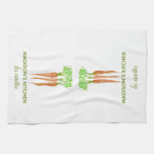 素朴フランスのパーソナライズされた水彩 キッチンタオル (横)