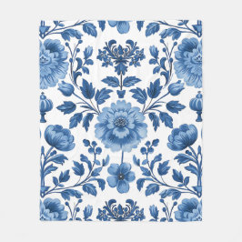 素朴フランスのフローラ フリースブランケット