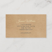 素朴フローラかわいらしガーランド名刺 名刺 (裏面)