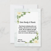 素朴フローラとミニマルサンキューカード サンキューカード (正面)