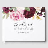 素朴フローラと植物結婚の葉 ゲストブック (正面)