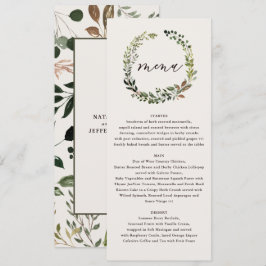 素朴フローラとstag〔雄ジカの〕枝角のメ結婚ニュー メニュー