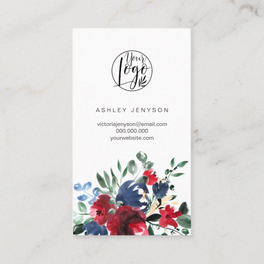 素朴フローラのロゴを感謝していご注文 名刺 (裏面)