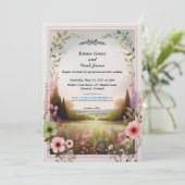 素朴フローラの国結婚側 招待状 (スタンド正面)