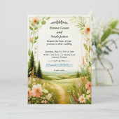 素朴フローラの国結婚側 招待状 (スタンド正面)