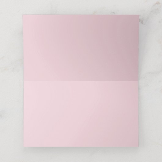 素朴フローラの座席表、表結婚番号01 プレイスカード (内部開封)