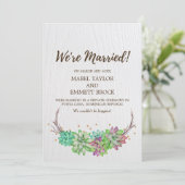 素朴フローラの駆け落ち発表 案内状 (スタンド正面)