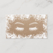 素朴フローラまぶしブローズメイクアップアーティストサロン 名刺 (正面)