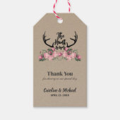 素朴フローラアントラー狩りは結婚. ギフトタグ (正面)