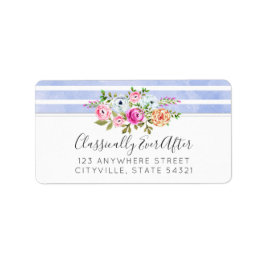 素朴フローラウォーターモダンカラーストライプシャビーシック ラベル