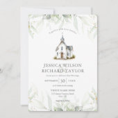 素朴フローラエレガントカトリック教会 招待状 (正面)