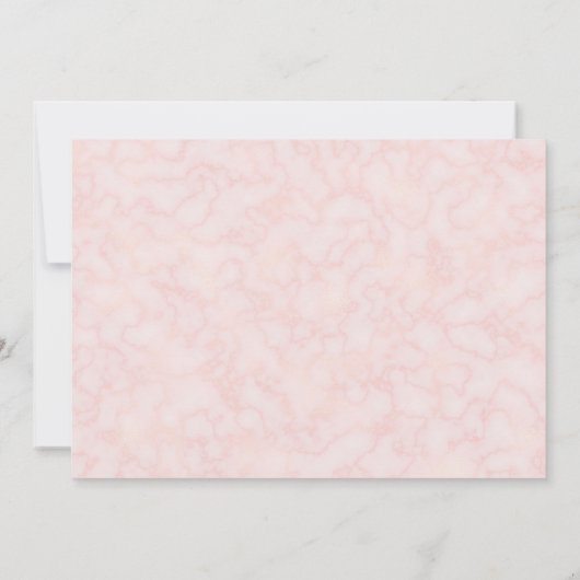 素朴フローラエレガントブライダルシャワー 招待状 (裏面)