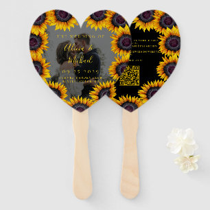 素朴フローラエレガント写真結婚式の引き出物 ハンドファン