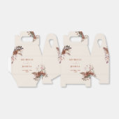 素朴フローラエレガント秋秋の結婚式 フェイバーボックス (折り畳みなし)