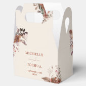 素朴フローラエレガント秋秋の結婚式 フェイバーボックス (オープン)