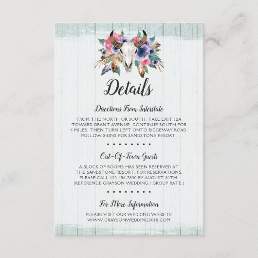 素朴フローラカウースカルボー詳細/アクセス情報 エンクロージャーカード (正面)