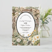 素朴フローラキャノピ結婚ー 招待状 (スタンド正面)