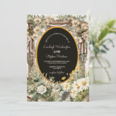 素朴フローラキャノピ結婚ー 招待状 (スタンド正面)