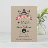 素朴フローラクラフト狩りはオーバーブライダルシャワー 招待状 (スタンド正面)