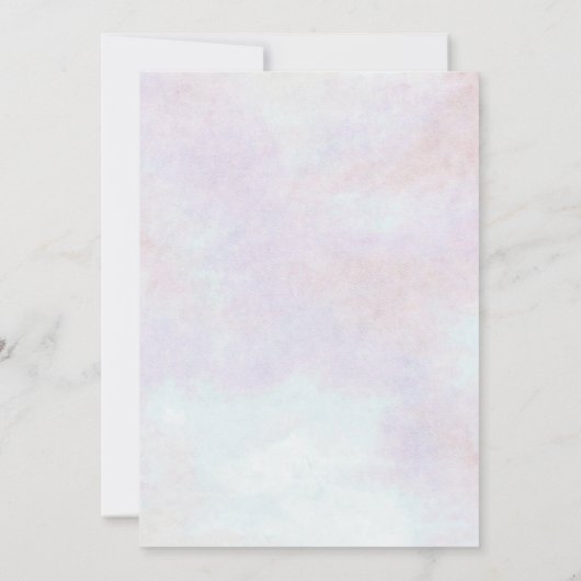 素朴フローラサプライズ80th誕生日ディナー 招待状 (裏面)