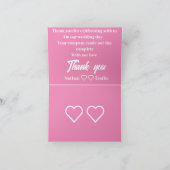 素朴フローラサンキューカード サンキューカード (内部)