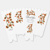 素朴フローラスカンジナビアフォークインスパイア結婚の フェイバーボックス (見開き)