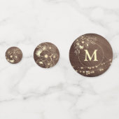 素朴フローラストリングラ結婚イトの紙吹雪 コンフェッティ (正面)