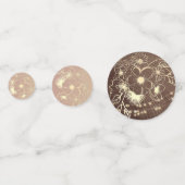 素朴フローラストリングラ結婚イトの紙吹雪 コンフェッティ (裏面)