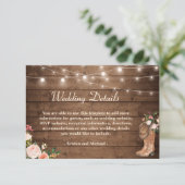 素朴フローラストリングラ結婚イトの詳細 エンクロージャーカード (スタンド正面)