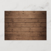 素朴フローラストリングラ結婚イトの詳細 エンクロージャーカード (裏面)