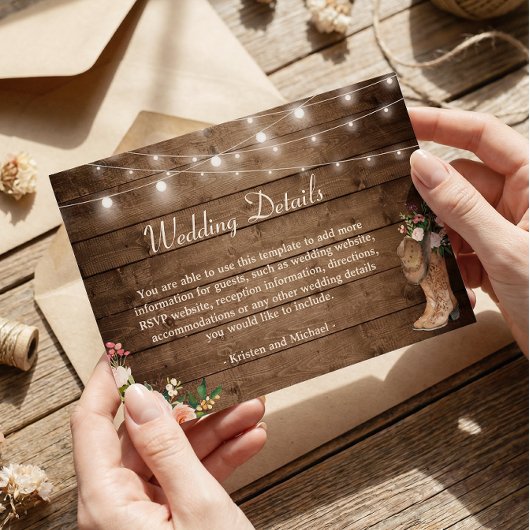 素朴フローラストリングラ結婚イトの詳細 エンクロージャーカード