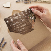 素朴フローラストリングラ結婚イト セーブザデート