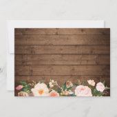 素朴フローラストリングラ結婚イト セーブザデート (裏面)