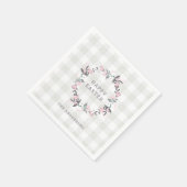 素朴フローラハッピーイースターパーティー表デコール スタンダードカクテルナプキン (角)