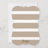 素朴フローラバードスイングブライダルシャワー招待 招待状 (裏面)