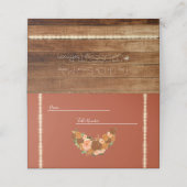 素朴フローラバ結婚ーン座席表 プレイスカード (外部開封)