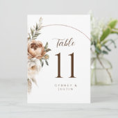 素朴フローラパンパ結婚スのテーブル番号を恐れる (スタンド正面)