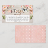 素朴フローラファームのブックの要求の挿入 エンクロージャーカード (正面/裏面)