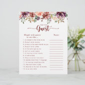 素朴フローラブライダルシャワーゲストゲームを検索 (スタンド正面)