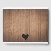 素朴フローラブライダルシャワーゲストブック ゲストブック (裏面)