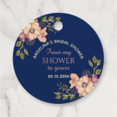 素朴フローラブライダルシャワー フェイバータグ (裏面)