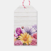 素朴フローラブーツカントリー結婚ファームありがとう ギフトタグ (裏面)